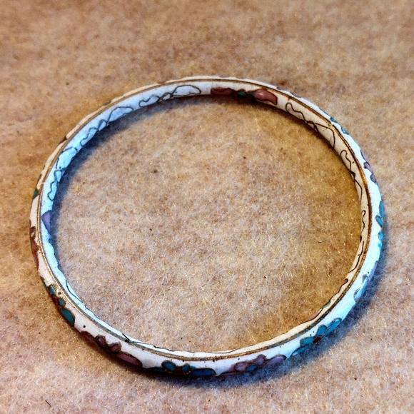 5 CLOISONNE BRACELETS - Picture 6 of 7